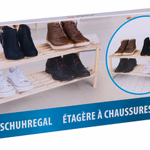 ALPINA Cipőtartó fa 2 szintes 74x26x29cm  thumbnail 2