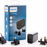 PHILIPS Utazó töltő 230V DLP2621T/0 (EU+US+UK+AU csatlakozók) 1xUSB-A 1x USB-C thumbnail 3