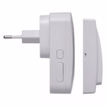 EMOS Vezeték nélküli csengő, két főegységgel, ELEM NÉLKÜLI jelzőgombbal, konnektoros, fekete thumbnail 4