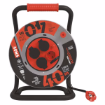 EMOS kültéri fém kábeldob IP44, 4 aljzat 50m 1,5 mm², gumi-neoprén, 230V, fekete thumbnail 2