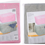 Tároló doboz 44x33x22cm tetővel, 2 színben pink/szürke thumbnail 2