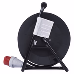 EMOS kültéri kábeldob IP44 3 aljzat 25m 1,5 mm², Gumi, 230V, fekete thumbnail 3