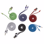 Töltő kábel világítós MicroUSB 1m 6szín thumbnail 2