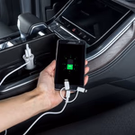 ALL RIDE multi Töltő és adatkábel Lightning / C-type / Micro usb, 2,1A, 1,2m thumbnail 4