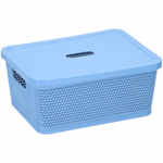 Tárolódoboz műanyag, fedeles 25x19x10cm, 5 színben thumbnail 3