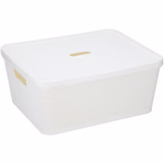 Tároló doboz műanyag, fedeles 36x29x15cm, 5 színben thumbnail 3