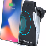 ALL RIDE autós telefontartó és Qi töltő - 360°-ban dönthető - intelligens érzékelő és érintéssel nyitható - USB-C kábel 1 méter - Autó szellőző rögzítés thumbnail 1