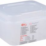 ALPINA Tárolódoboz 4db (500/1000/1600/2640ml) 
