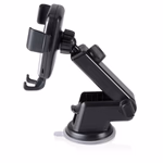 DUNLOP telefontartó vezeték nélküli töltéssel - 10 W - Qi technológia - fekete thumbnail 3