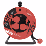 EMOS kültéri kábeldob 25 m / 4 aljzat / IP44 / fekete / gumi / 230 V / 2,5 mm2 thumbnail 2