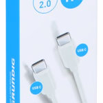 GRUNDIG Type-C-C 2.0 Töltő- és adatkábel, 1m, fehér thumbnail 1