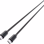 GRUNDIG Type-C-C 3.1 Töltő- és adatkábel, 1m, fekete 10Gbps thumbnail 2