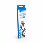 GRUNDIG Kábel USB-A-USB-B 2.0 2m fekete USB-A Male USB-B Male nikkelezett 