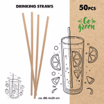 Szívószál búza 50db 20cm