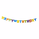 PARTY CASA Banner 146cm Happy Birthday thumbnail 1