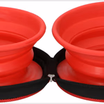 PET TREATMENT Kutya etető/itató tál utazáshoz, összecsukható, 3 színben thumbnail 4