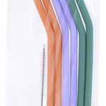ALPINA Szilikon szívószál 7db kefével 28xD0,6cm 8g/db