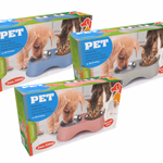 PET TREATMENT Kutyatál duo 36x19,5x9cm 3 színben thumbnail 1