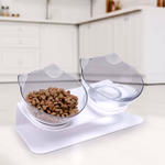 PET TREATMENT Gerinckimélő etetőtál cicáknak dupla, 2x350ml thumbnail 2