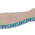 PET TOYS Macskajáték kaparó, hal forma, macskagyökérrel 49x23x3cm 2 színben thumbnail 4