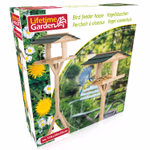 LIFETIME GARDEN Madáretető, fa, lábon álló 115x35x35cm thumbnail 2