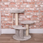 PET COMFORT Macsaka játszótér és kaparófa szürke, 40x40x62cm 3,85kg thumbnail 2