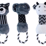 PET TOYS Kutyajáték - kötélből és állat figurák 36cm 3 változatban thumbnail 1