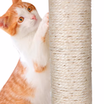 PET COMFORT Macsaka játszótér és kaparófa szürke, 33x29x50cm 2,1KG thumbnail 4