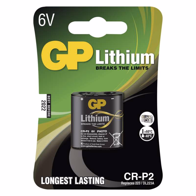 GP Lítium elem CR-P2 1db/bliszter - Image 1 of 2
