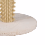 PET COMFORT Macskakaparó oszlop, dörzsölő kefével, bézs 30x30x40cm thumbnail 3