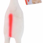 PET TOYS Kutyajáték csirke csipogós hanggal, extra tartós, 28cm thumbnail 1