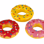 PET TOYS Kutyajáték - fánk hanggal 15cm 4 színben thumbnail 1