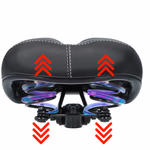 DUNLOP kerékpár nyereg 24x21cm city/tour  thumbnail 3