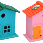 LIFETIME GARDEN Madárodu ház fa színes 2 féle thumbnail 2