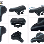 DUNLOP kerékpár nyereg 24x21cm city/tour  thumbnail 1