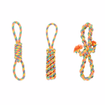 PET TOYS Kutyajáték kötél 3 féle kb 29x4x4cm thumbnail 1