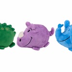 PET TOYS Kutyajáték plüss pattogó labda 3féle; 12x9x9cm 101g  thumbnail 1