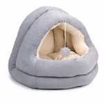 PET COMFORT Macska plüss fekhely-barlang labdával. 42x40x38cm 2 színben thumbnail 4