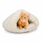 PET COMFORT Macska plüss fekhely-barlang 33x32x24cm, 2 színben thumbnail 3