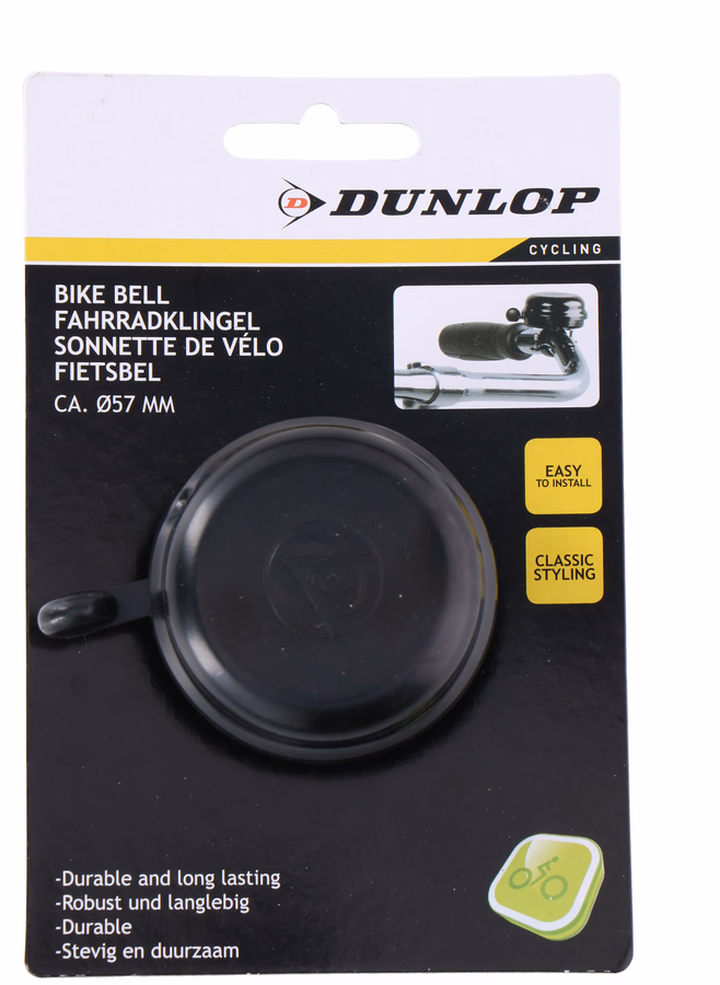 DUNLOP klasszikus kerékpár csengő, fekete - Image 1 of 4