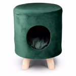 PET COMFORT Cicaház és zsámoly 2az1-ben, henger formájú, 33x33x44cm thumbnail 2