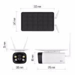 GoSmart Kültéri akkumulátoros kamera IP-600 EYE wifivel és napelemmel thumbnail 2