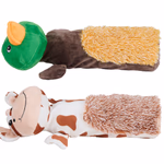 PET TOYS Kutyajáték plüss állatok 2 féle 30x19x14cm