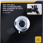DUNLOP mini kerékpár csengő ALU, 35mm, fekete és ezüst verzióban.
 thumbnail 2