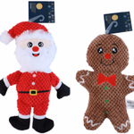 PET TOYS Kutya játék plüss Xmas 2 féle 16x6x25cm