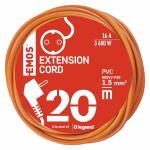 EMOS lengőkábel 20 m / 1 aljzat / narancssárga / PVC / 250 V / 1,5 mm2 thumbnail 2