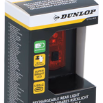 DUNLOP Kerékpár lámpa hátsó K-mark, féklámpa 257 x 60 x 31 mm elemmel  thumbnail 1