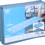UMBRO összehajtható jóga matrac, 173x61x0,5cm, 13 gyakorlat képével  thumbnail 2