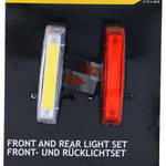 DUNLOP Kerékpár lámpa szett 2db-os, első, hátsó, 2XCR2032 elemmel, 6,0x5,0x1,5cm 35gr, 3V, 230 mAh thumbnail 1