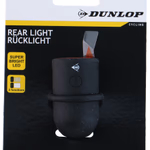 DUNLOP Kerékpár lámpa hátsó szilikonos, 3,0x5,0x3,0cm 30gr, 2XCR2032 elemmel, 3V, 230 mAh thumbnail 1